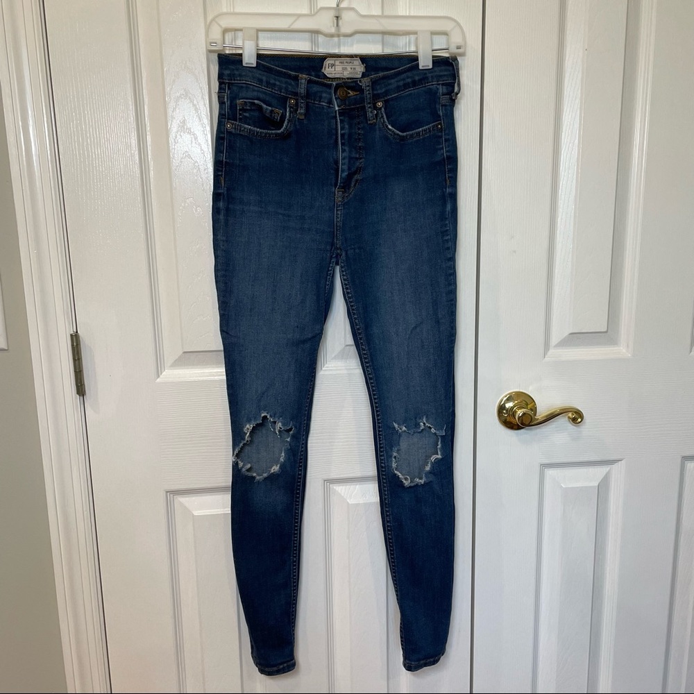 Free people high waisted jeans